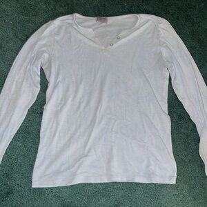 Pastel blue long sleeve top